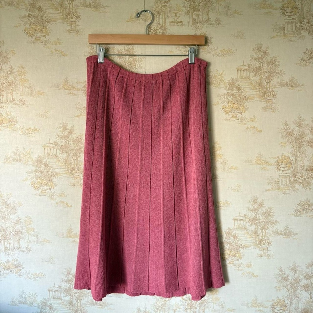 Vintage Pink Midi Skirt
